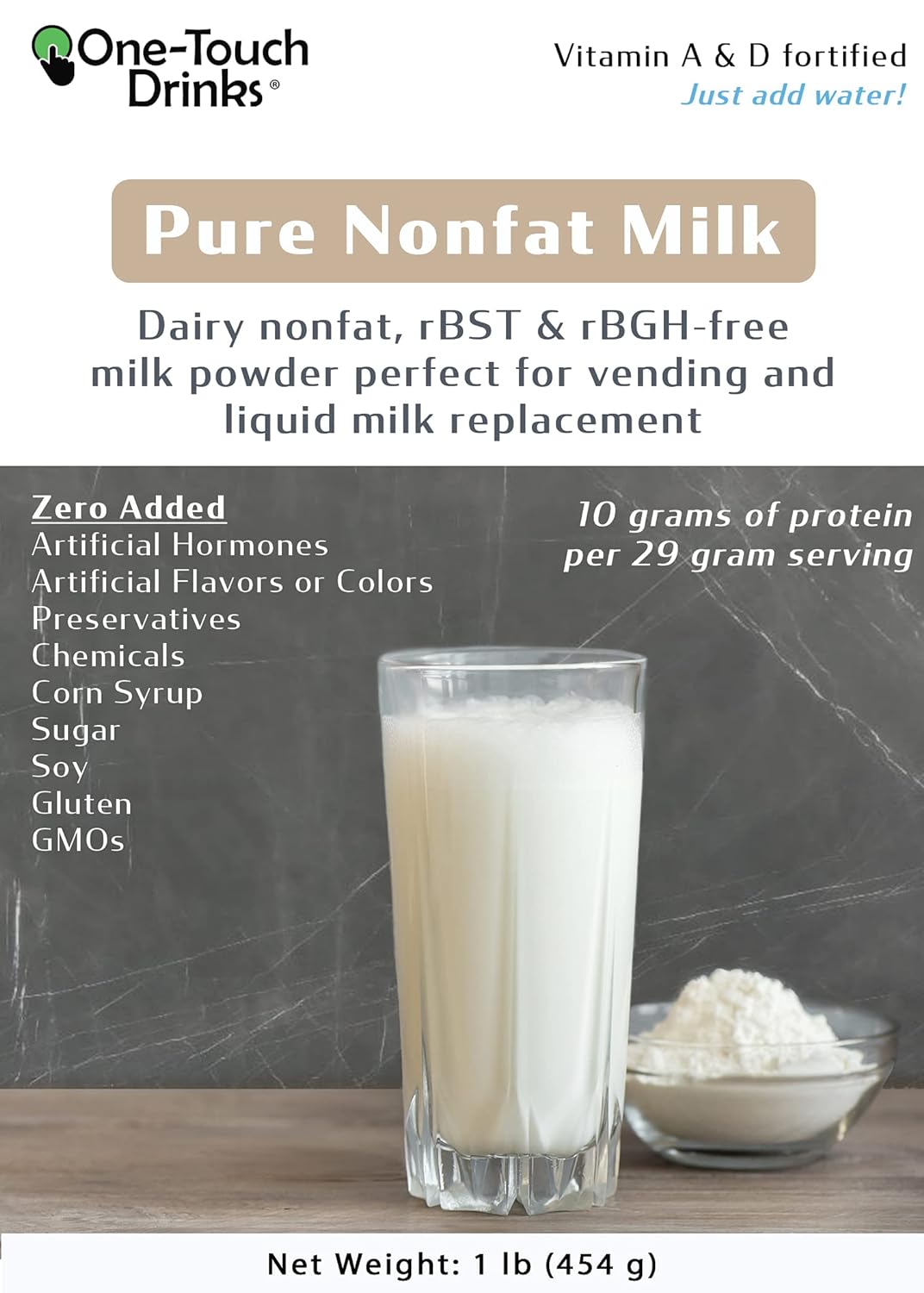 Pure Nonfat Milk Powder (1lb) - Image 3